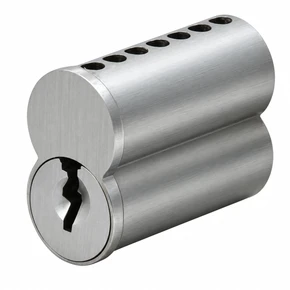 KSP 207-A-26D 7-Pin Small Format Interchangeable Core - Satin Chrome