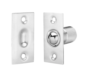 Rockwood 910 Adjustable Ball Catch, Narrow Strike w/ Square Corners