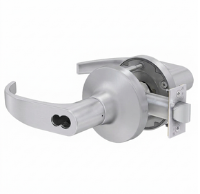 Falcon TM581J QUA Storeroom Lever Lock, w/ Schlage FSIC Prep, Quantum Style