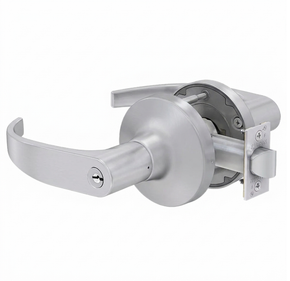 Falcon TM501P QUA Entry Lever Lock w/ Conventional Cylinder, Quantum Style