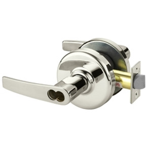 Corbin Russwin CL3155 AZD 618 CL6 Grade 1 Classroom Cylindrical Lever Lock, Accepts Large Format IC Core (LFIC), Bright Nickel Finish