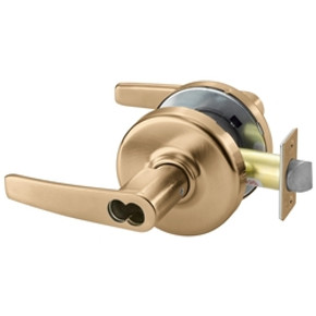 Corbin Russwin CL3162 AZD 612 CL6 Grade 1 Communicating Vandal Resistance Cylindrical Lever Lock, Accepts Large Format IC Core (LFIC), Satin Bronze Finish