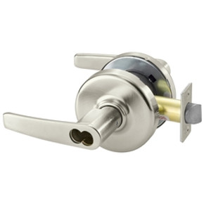 Corbin Russwin CL3193 AZD 619 M08 Grade 1 Service Station Vandal Resistance Cylindrical Lever Lock, Accepts Small Format IC Core (SFIC), Satin Nickel Finish