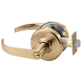 Corbin Russwin CL3155 PZD 612 LC Grade 1 Classroom Conventional Less Cylinder, Cylindrical Lever Lock, Satin Brass Finish