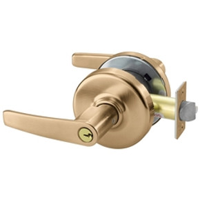 Corbin Russwin CL3161 AZD 612 LC Grade 1 Entry Or Office Conventional Less Cylinder Lever Lock, Satin Bronze Finish