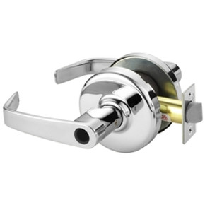 Corbin Russwin CL3193 NZD 625 LC Grade 1 Service Station Conventional Less Cylinder Lever Lock, Bright Chrome Finish