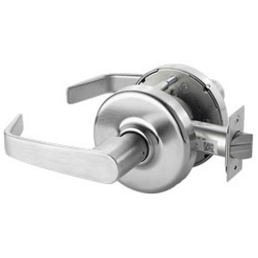 Corbin Russwin CL3310 NZD 626 D214 Passage or Closet Lever Set, For doors over 2" (51mm) - 2-1/4" (57mm) Thick, Satin Chrome Finish