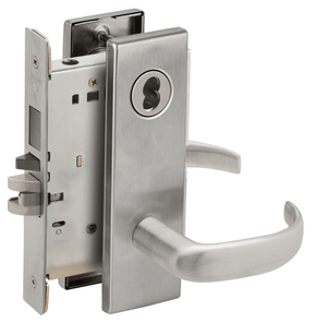 Schlage L9480J 17N Storeroom Mortise Lock w/ Deadbolt, Accepts Large Format IC Core (LFIC)