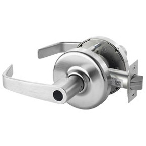 Corbin Russwin CL3332 NZD 626 LC Extra Heavy-Duty Institutional or Utility Conventional Less Cylinder Lever Lock, Satin Chrome Finish