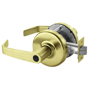 Corbin Russwin CL3332 NZD 606 LC Extra Heavy-Duty Institutional or Utility Conventional Less Cylinder Lever Lock, Satin Brass Finish