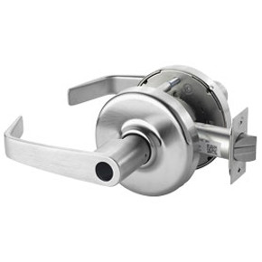 Corbin Russwin CL3359 NZD 626 LC Extra Heavy-Duty Barrier Free Storeroom or Public Restroom Conventional Less Cylinder Lever Lock, Satin Chrome Finish