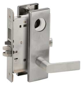 Schlage L9480L 01N Storeroom Mortise Lock w/ Deadbolt, Less Cylinder