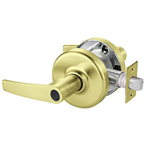Corbin Russwin CL3561 AZD 606 LC Heavy-Duty Entrance or Office Conventional Less Cylinder Lever Lock, Satin Brass Finish