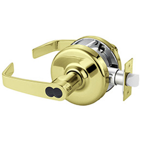 Corbin Russwin CL3561 NZD 605 M08 Heavy-Duty Entrance or Office Cylindrical Lever Lock, Accepts Small Format IC Core (SFIC), Bright Brass Finish