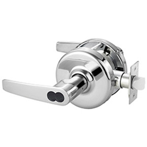 Corbin Russwin CL3551 AZD 625 CL6 Heavy-Duty Entrance or Office Cylindrical Lever Lock, Accepts Large Format IC Core (LFIC), Bright Chrome Finish