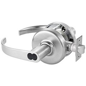 Corbin Russwin CL3551 PZD 626 CL6 Heavy-Duty Entrance or Office Cylindrical Lever Lock, Accepts Large Format IC Core (LFIC), Satin Chrome Finish