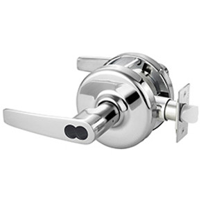 Corbin Russwin CL3561 AZD 625 CL6 Heavy-Duty Entrance or Office Cylindrical Lever Lock, Accepts Large Format IC Core (LFIC), Bright Chrome Finish