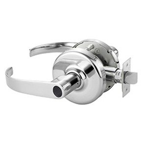 Corbin Russwin CL3855 PZD 625 LC Grade 2 Classroom Conventional Less Cylinder Lever Lock, Bright Chrome Finish
