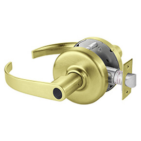 Corbin Russwin CL3857 PZD 606 LC Grade 2 Storeroom or Closet Conventional Less Cylinder Lever Lock, Satin Brass Finish