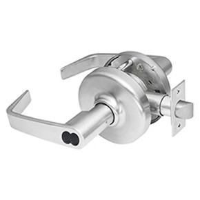 Corbin Russwin CL3851 NZD 626 M08 Grade 2 Entrance or Office Cylindrical Lever Lock, Accepts Small Format IC Core (SFIC), Satin Chrome Finish
