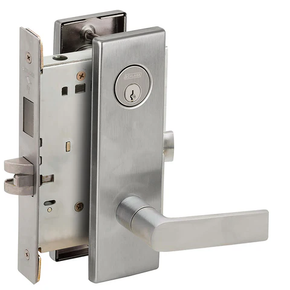Schlage L9456P 01N Corridor Mortise Lock with Deadbolt
