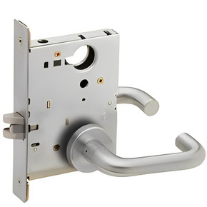 Schlage L9010 03A Mortise Passage Lock, w/ 03 Lever and A Rose
