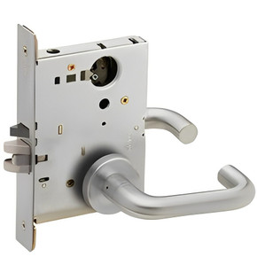 Schlage L9050L 03A Office and Inner Entry Mortise Lock, Less Cylinder