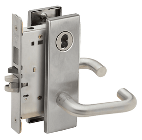 Schlage L9453J 03N Entrance Mortise Lock with Deadbolt, Accepts large Format IC Core (LFIC)