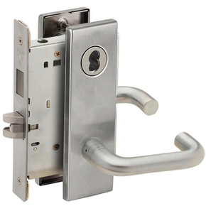 Schlage L9456B 03N Corridor Mortise Lock with Deadbolt, Accepts Small Format IC Core (SFIC)