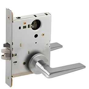 Schlage L9050L 05A Office and Inner Entry Mortise Lock, Less Cylinder