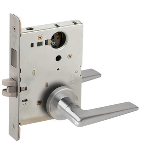 Schlage L9466L 05A Store/Utility Room Mortise Lock with Deadbolt, Less Cylinder
