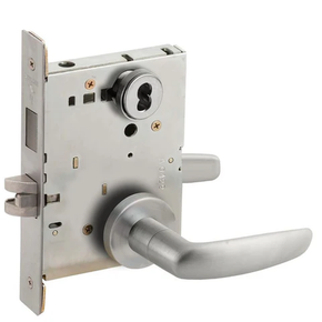 Schlage L9456B 07A Corridor Mortise Lock with Deadbolt, Accepts Small Format IC Core (SFIC)