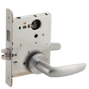 Schlage L9465L 07A Closet/Storeroom Mortise Lock with Deadbolt, Less Cylinder