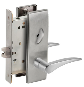 Schlage L9040 12N Mortise Bath/Bedroom Privacy Lock, w/ 12 Lever and N Escutcheon