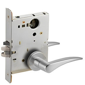 Schlage L9050L 12A Office and Inner Entry Mortise Lock, Less Cylinder