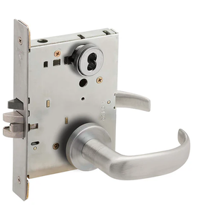 Schlage L9050J 17A Office and Inner Entry Mortise Lock, Accepts large Format IC Core (LFIC)