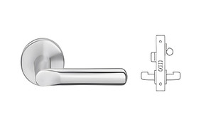Schlage L9050L 18A 626 Office and Inner Entry Mortise Lock, Less Cylinder, Satin Chrome Finish