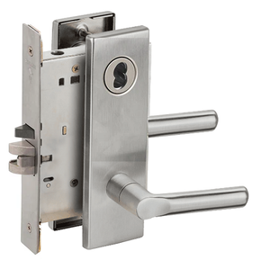 Schlage L9060J 18N 626 Apartment Entrance Mortise Lock, Accepts large Format IC Core (LFIC), Satin Chrome Finish