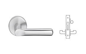 Schlage L9465J 18A 626 Closet/Storeroom Mortise Lock with Deadbolt, Accepts large Format IC Core (LFIC), Satin Chrome Finish