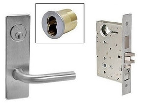 Corbin Russwin ML2067 RSM 626 CL6 Apartment or Dormitory Mortise Lock, Accepts Large Format IC Core (LFIC), Satin Chrome Finish