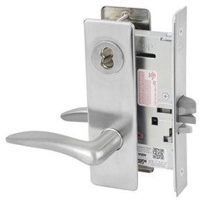 Corbin Russwin ML2057 DSM 626 CL6 Storeroom or Closet Mortise Lock, Accepts Large Format IC Core (LFIC), Satin Chrome Finish