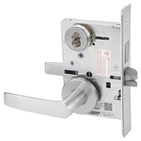 Corbin Russwin ML2024 ASA 630 CL6 Entrance or Storeroom Mortise Lock, Accepts Large Format IC Core (LFIC), Satin Stainless Steel Finish