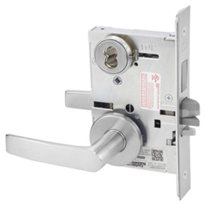 Corbin Russwin ML2029 ASA 630 CL6 Hotel or Motel Mortise Lock, Accepts Large Format IC Core (LFIC), Satin Stainless Steel Finish