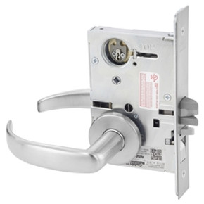 Corbin Russwin ML2051 PSA 626 LC Entrance or Office Mortise Lock, Conventional Less Cylinder, Satin Chrome Finish