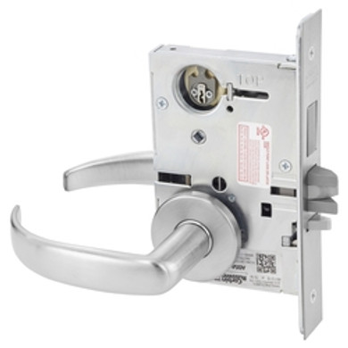 Corbin Russwin ML2073 PSA 626 LC Classroom Security Mortise Lock, Conventional Less Cylinder, Satin Chrome Finish