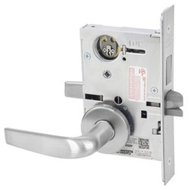 Corbin Russwin ML2024 CSA 626 LC Entrance or Storeroom Mortise Lock, Conventional Less Cylinder, Satin Chrome Finish