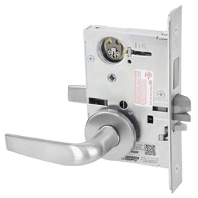 Corbin Russwin ML2075 CSA 626 LC Security Entrance or Office Mortise Lock, Conventional Less Cylinder, Satin Chrome Finish