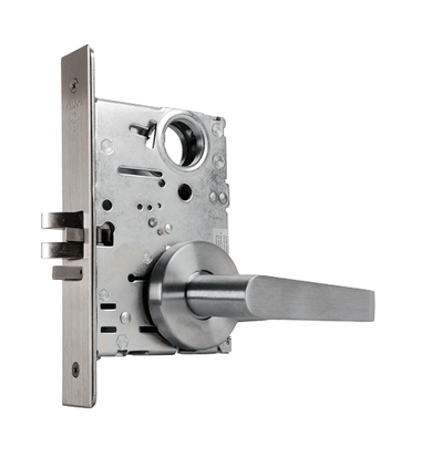 Falcon MA411L DG Asylum Mortise Lock, Less conventional cylinder