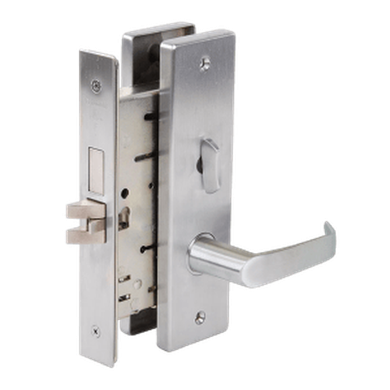 Falcon MA301 DN 626 Privacy Mortise Lock, Satin Chrome Finish