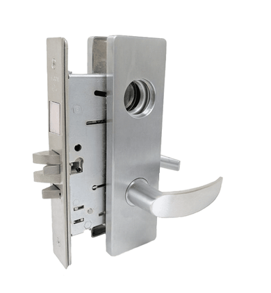 Falcon MA431L AN 626 Security Mortise Lock, Less conventional cylinder, Satin Chrome Finish